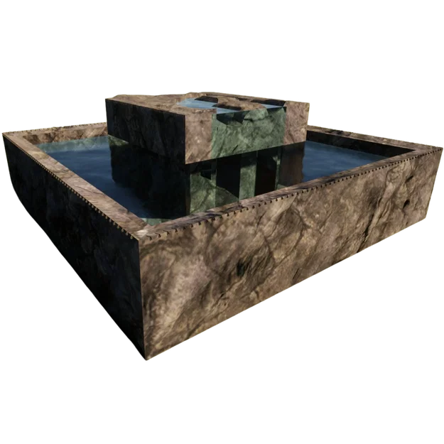 Square Water Flow – Đài phun nước vuông tối giản - Image 8