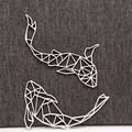 Mô hình trang trí cặp cá Koi hình học (Geometric Koi Fish) độc đáo - Thumbnail 2