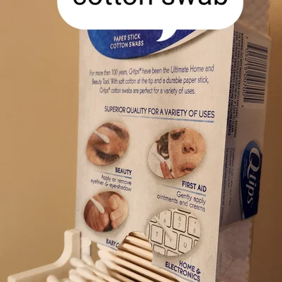 Giá đỡ hộp tăm bông (Cotton Swab package holder)