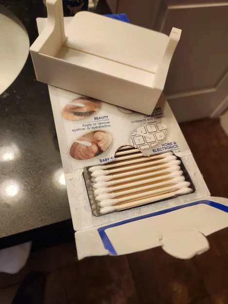 Giá đỡ hộp tăm bông (Cotton Swab package holder) - Image 2