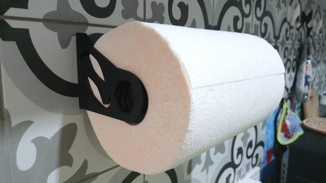 Giá treo giấy cuộn hình cá (Rollpaper holder) thiết kế 3D độc đáo - Image 1