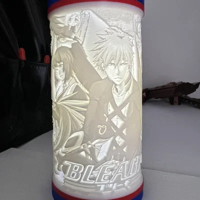 Đèn ngủ 3D in LED chủ đề Bleach cực đẹp cho fan anime