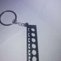 Móc khóa mô phỏng vòng đệm xe (Car Gasket Keychain) cực chất - Thumbnail 2