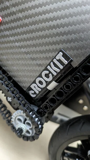 Mô hình logo eRockit trang trí cho xe lắp ráp 3D Printing - Image 2