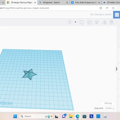Mô hình ngôi sao (Star) 3D đơn giản, sắc nét dùng để trang trí