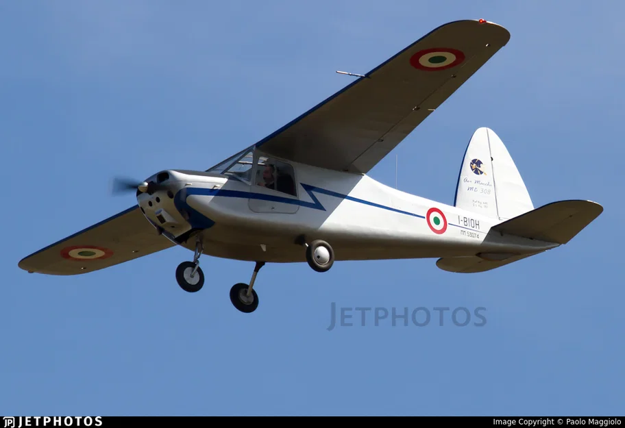 Mô hình 3D máy bay cổ điển Aermacchi MB.308 (Macchino) - Image 2