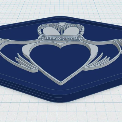 Claddagh Keytag (Móc khóa Claddagh)