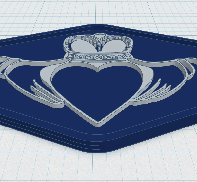 Claddagh Keytag (Móc khóa Claddagh)