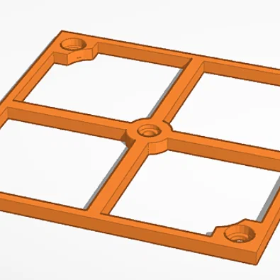 Khung gắn quạt tản nhiệt 70mm cho thiết bị di động - In 3D dễ dàng