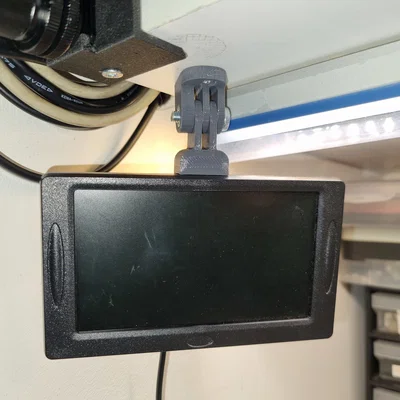 Ngàm GoPro gắn LCD camera lùi (Gopro Mount for reversing LCD)