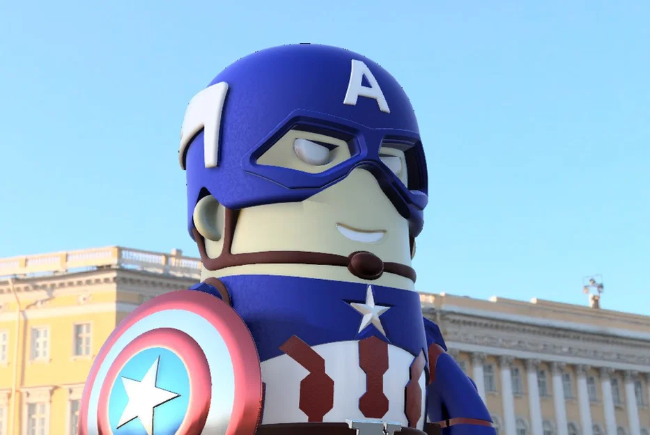 Mini Captain America - Civil war edition (phiên bản mini) - Image 1