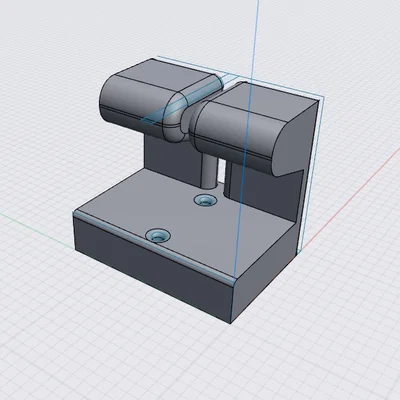 Mẫu in 3D Móc treo đôi gắn tường đa năng (Double Wall Hook)