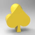 Mô hình trang trí biểu tượng bài tây Pique và Trèfle 3D - Thumbnail 2