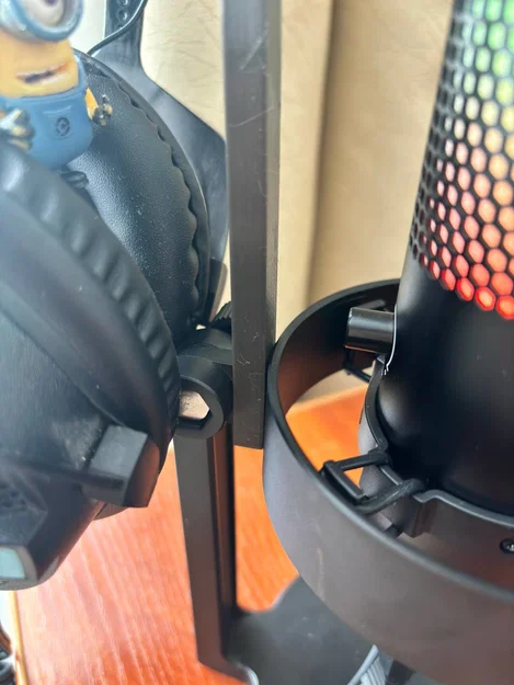 Giá treo tai nghe gắn chân đế micro FIFINE RGB MIC A9 - Image 1