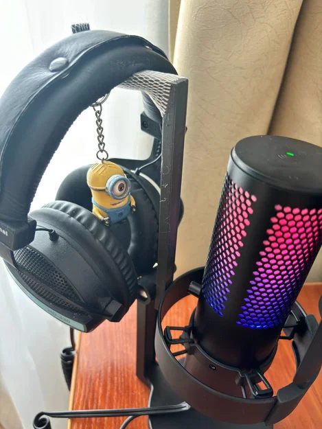 Giá treo tai nghe gắn chân đế micro FIFINE RGB MIC A9 - Image 3