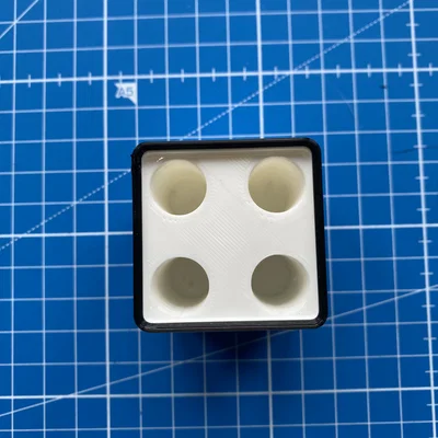 Hộp Gridfinity đựng magnet dispenser (nam châm đặt bên trong)