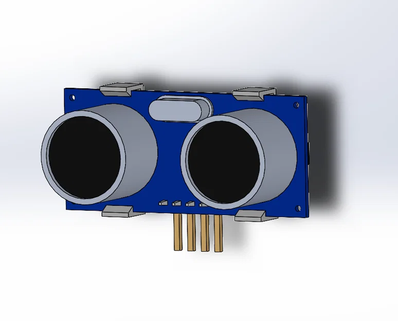 Đế gắn cảm biến siêu âm HC-SR04 (M3 Mount) in 3D - Image 1