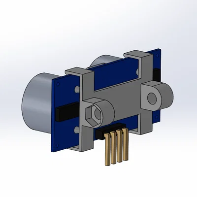Đế gắn cảm biến siêu âm HC-SR04 (M3 Mount) in 3D
