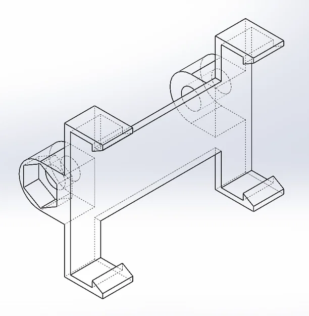 Đế gắn cảm biến siêu âm HC-SR04 (M3 Mount) in 3D - Image 3