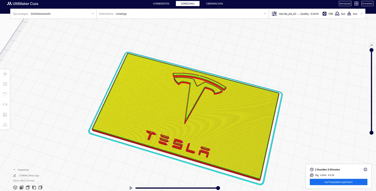 Mô hình logo Tesla trang trí in 3D - Tùy chỉnh màu sắc độc đáo - Image 2
