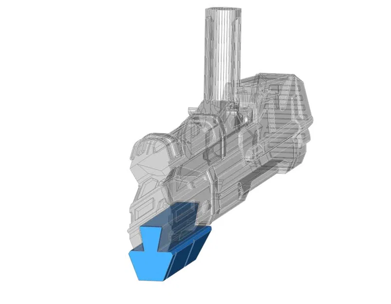 Chi tiết thiết kế làm vũ khí Dummy 13 cỡ nhỏ (dovetail) - Image 3