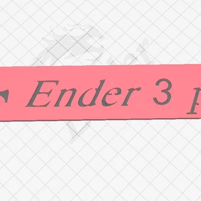Cedulky Ender 3 a Ender 3 pro