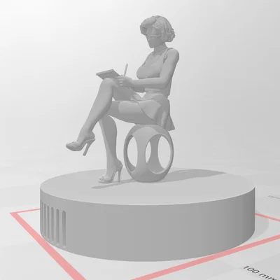 Vỏ Raspberry Pi Nữ Stenotypist (Female Stenotypist Case for Raspberry Pi)
