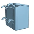 Hộp treo cho radiator phòng tắm (Bathroom Radiator hanging box) - Thumbnail 2