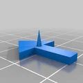 Mũi tên ghim tường tiện lợi (Push-in Arrow) in 3D - Thumbnail 3