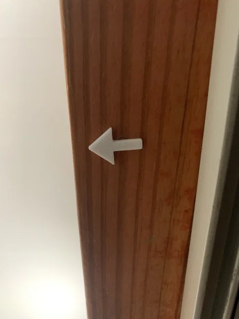Mũi tên ghim tường tiện lợi (Push-in Arrow) in 3D - Image 4