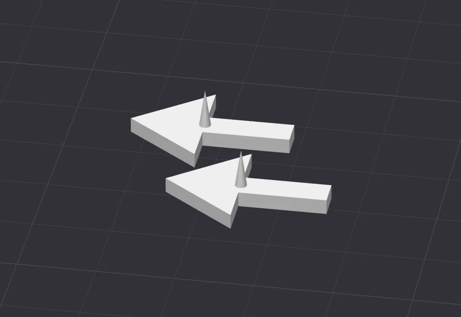 Mũi tên ghim tường tiện lợi (Push-in Arrow) in 3D - Image 5