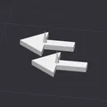 Mũi tên ghim tường tiện lợi (Push-in Arrow) in 3D - Thumbnail 5