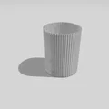 Lọ Hoa và Ống Đựng Bút Thiết Kế Vân Dọc Hiện Đại (Line Vase) - Thumbnail 1