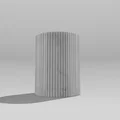 Lọ Hoa và Ống Đựng Bút Thiết Kế Vân Dọc Hiện Đại (Line Vase) - Thumbnail 2
