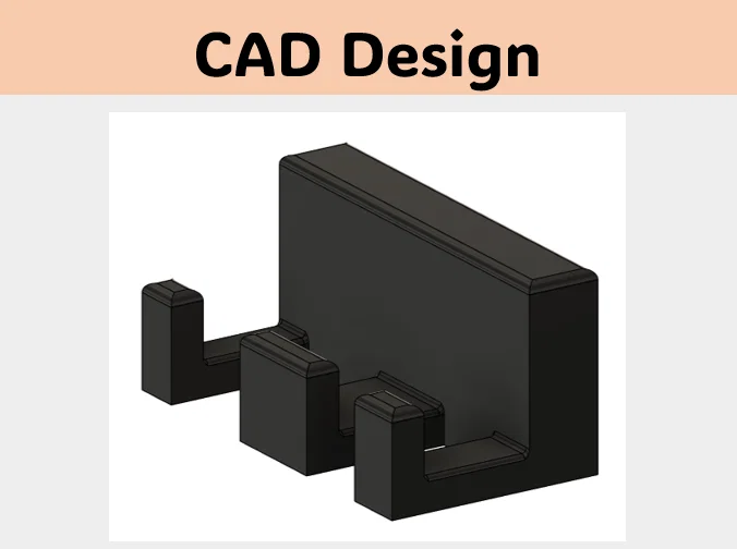 Giá đỡ 2 dây HDMI có nhãn (2 HDMI Holder with Labels) - Image 3