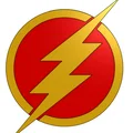 Mô hình biểu tượng The Flash (Flash Logo) 3D in đơn giản và tinh tế - Thumbnail 1