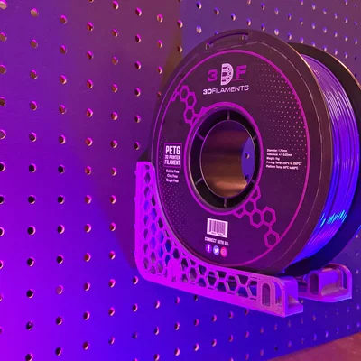 Giá Treo Cuộn Filament Hình Lục Giác Cho Pegboard (Hexagon Spool Pegboard Holder)