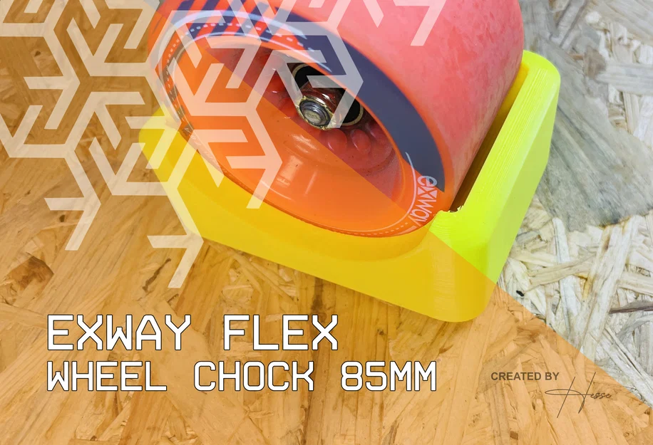 LongBoard ExWay Flex - Chèn bánh (Wheel Chock) 85mm - Image 1