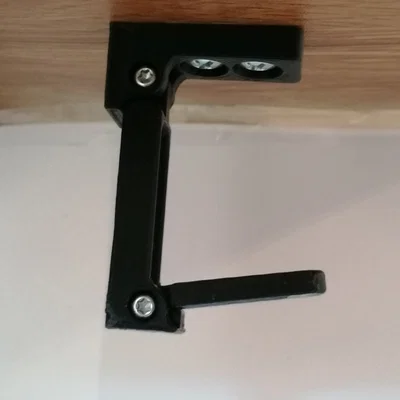 Móc treo gập gọn (Foldable hook) lắp dưới bàn