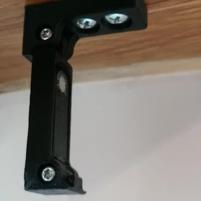 Móc treo gập gọn (Foldable hook) lắp dưới bàn