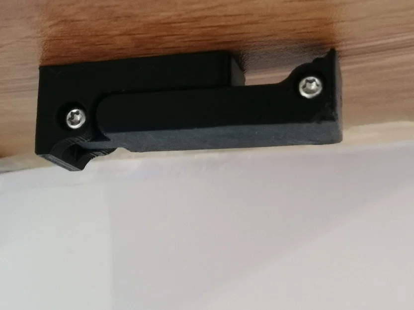 Móc treo gập gọn (Foldable hook) lắp dưới bàn - Image 3