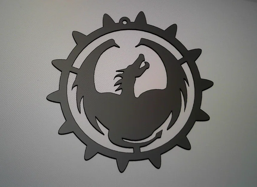 Mẫu in 3D Dragon Wall Decor trang trí tường ấn tượng - Image 2