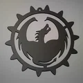 Mẫu in 3D Dragon Wall Decor trang trí tường ấn tượng - Thumbnail 2