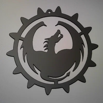 Mẫu in 3D Dragon Wall Decor trang trí tường ấn tượng