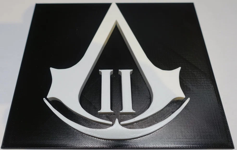 Mô hình logo Assassin's Creed 2 trang trí gaming setup cực chất - Image 1