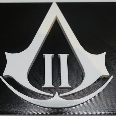 Mô hình logo Assassin's Creed 2 trang trí gaming setup cực chất