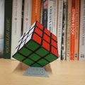 Đế trưng bày khối Rubik (Cube holder) với thiết kế logo nổi - Thumbnail 1