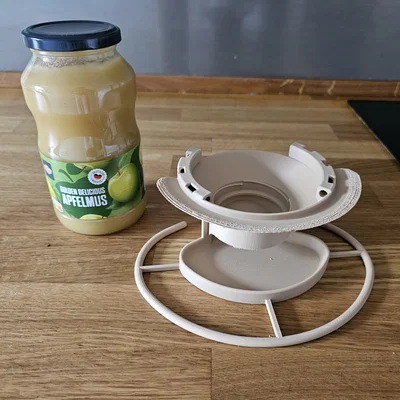 Máng ăn cho chim treo dùng hũ thủy tinh (Glass Jar Bird Feeder)