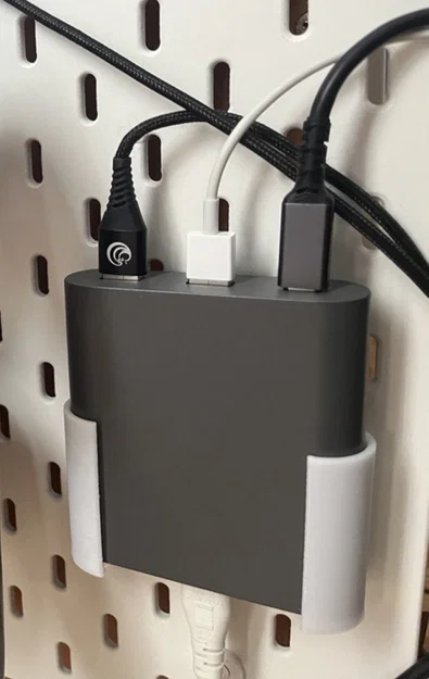 Giá treo bộ sạc IKEA ÅSKSTORM cho bảng SKÅDIS (In 3D) - Image 1