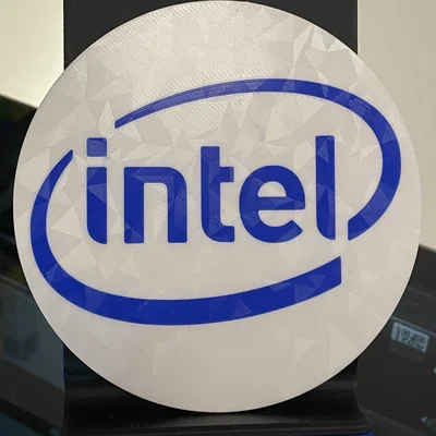 Miếng lót ly Intel độc đáo dành cho góc làm việc công nghệ